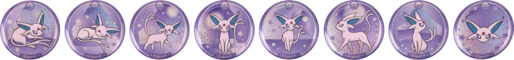 Pokemon TCG Simplified Chinese 17.5 Eeveelutions Badge Set (Terastal Gathering)